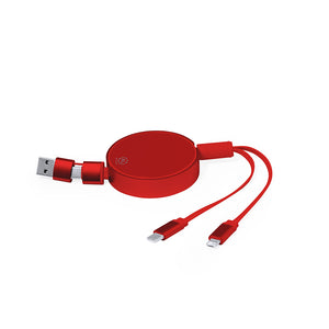Oplaadkabel Freud rood 1 kleur