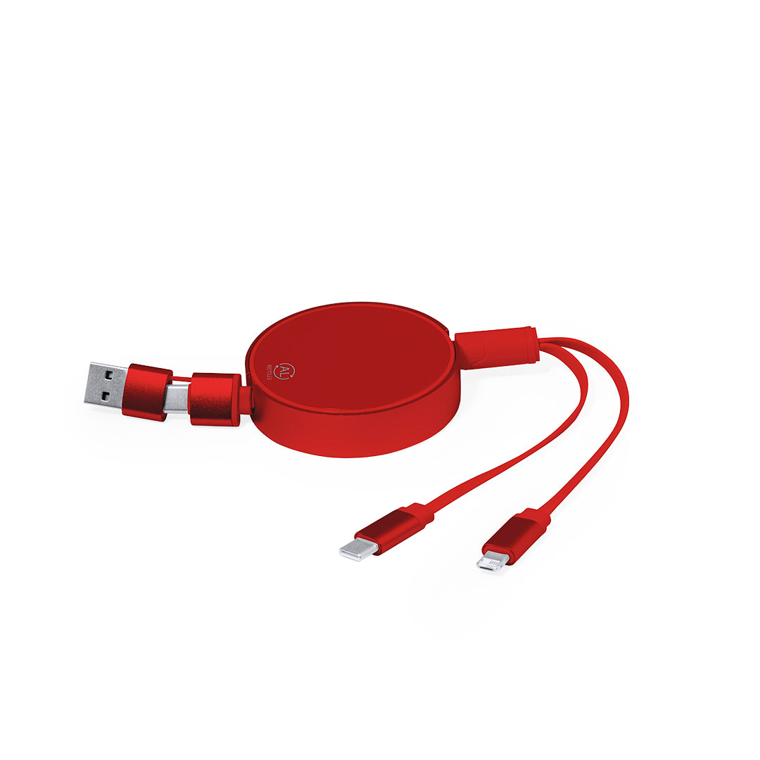 Oplaadkabel Freud rood 1 kleur