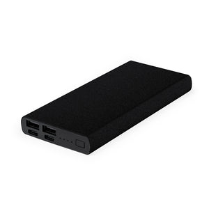 Powerbank Tornado zwart Graveren