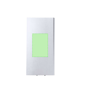 Powerbank Bernant zilver Graveren