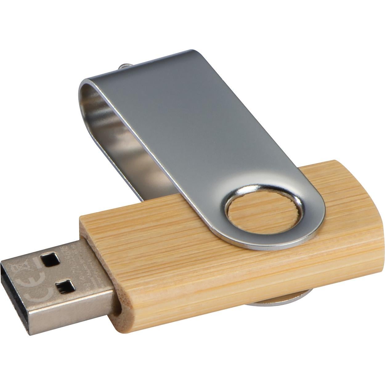 USB-stick twist van hout, middel sample