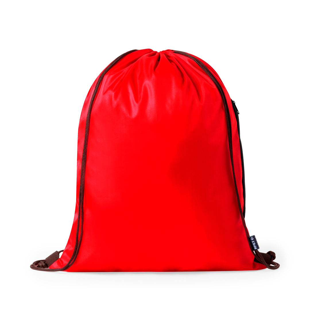 Trekkoordtas Hildan wit 1 kleur