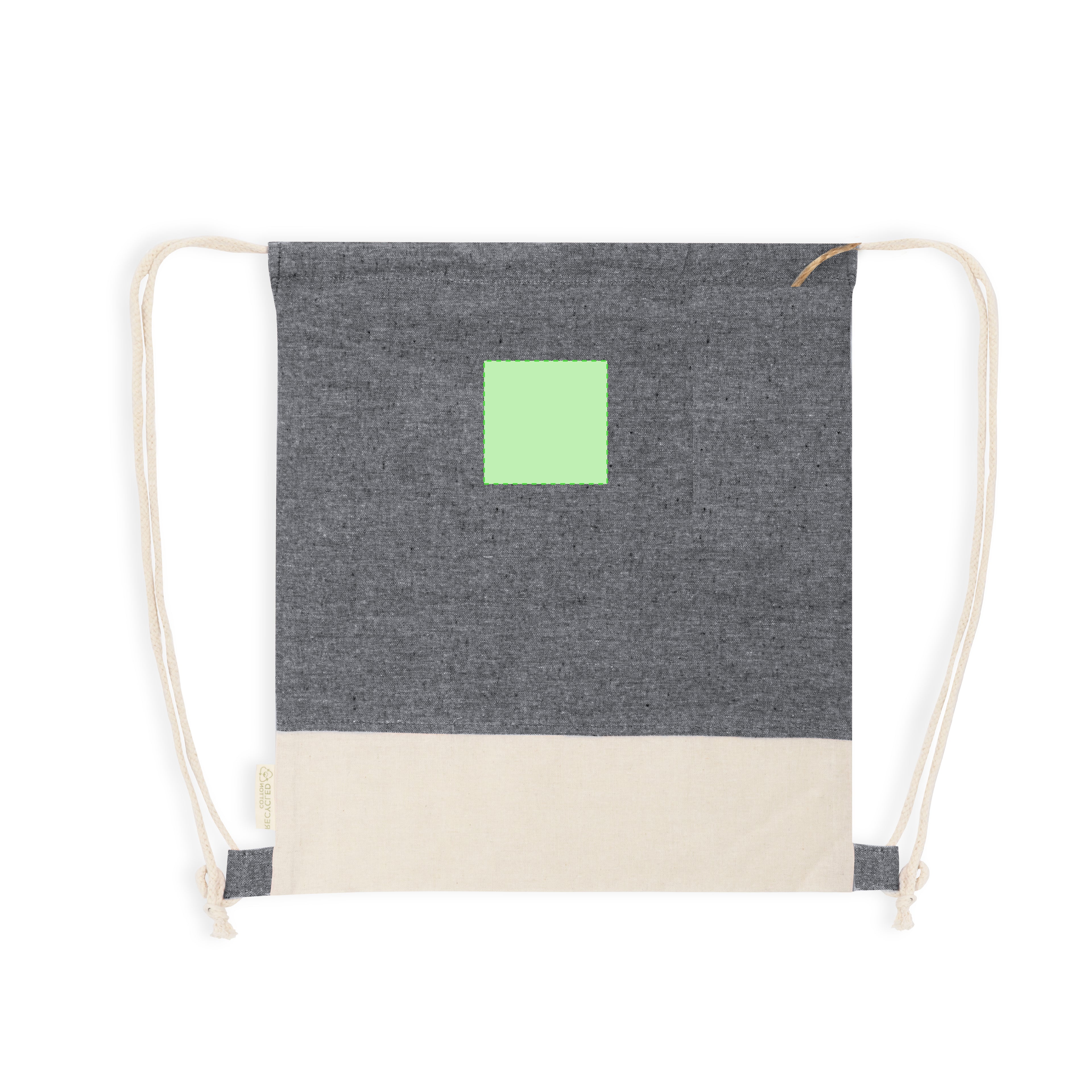 Trekkoordtas Vexira zwart 2 kleuren