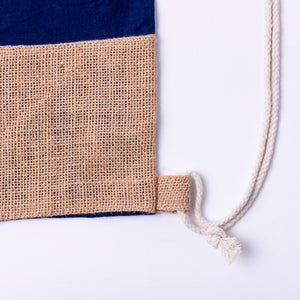 Trekkoordtas Zyndrax donkerblauw 2 kleuren