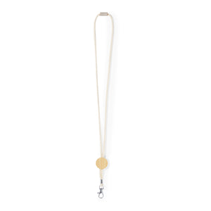 Lanyard Gibons wit onbedrukt