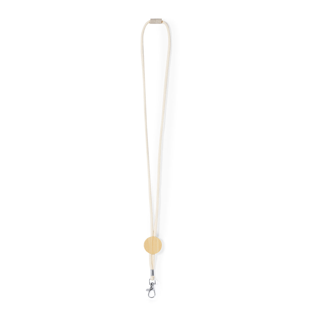 Lanyard Gibons wit onbedrukt