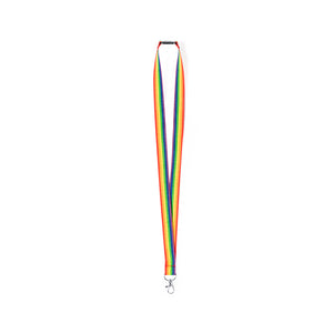 Lanyard Mapik regenboog onbedrukt