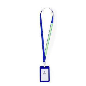 ID-badgekoord met vlekjes rood 1 kleur