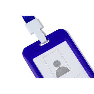 ID-badgekoord met vlekjes zwart onbedrukt