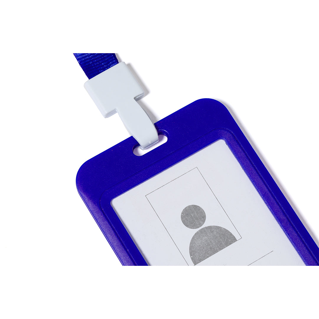 ID-badgekoord met vlekjes zwart onbedrukt