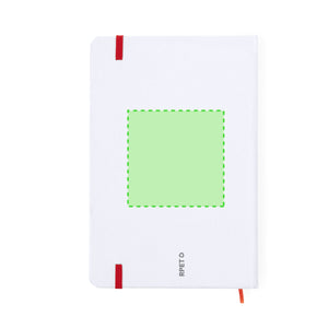Sublimatie notitieblok Groly rood 1 kleur