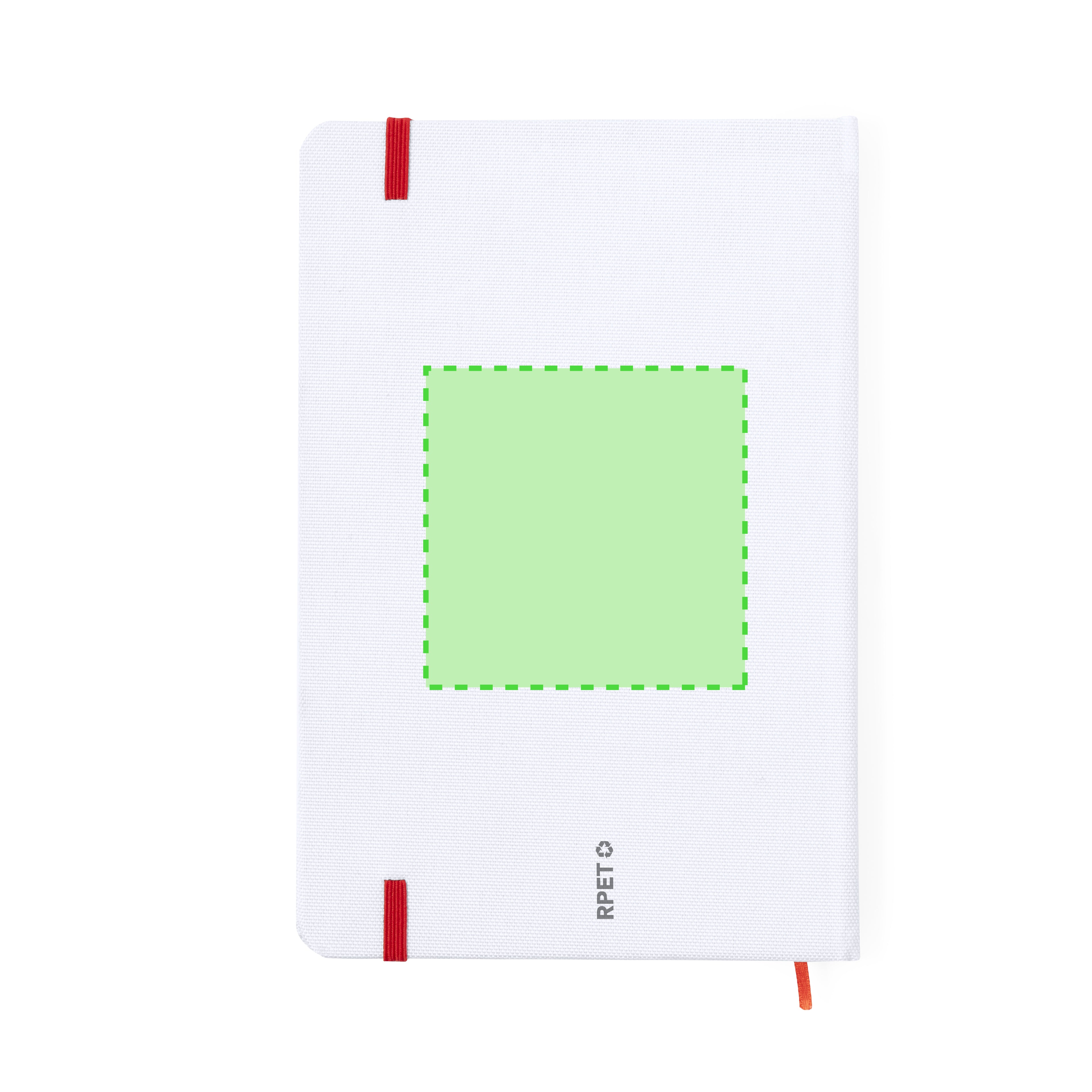 Sublimatie notitieblok Groly rood 1 kleur