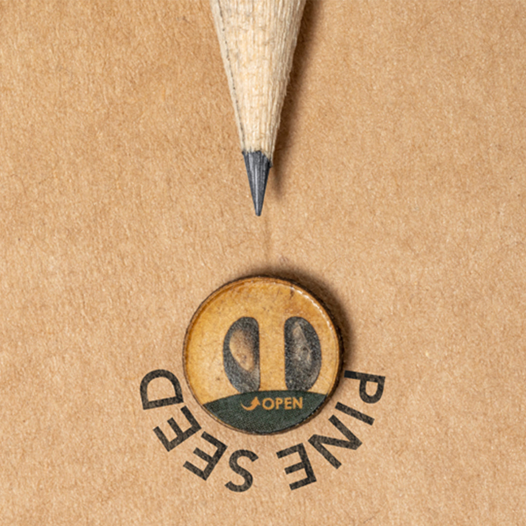 Zaden Potlood Etesio beige Graveren