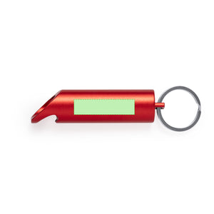 Zaklamp sleutelhanger Kushing rood 1 kleur