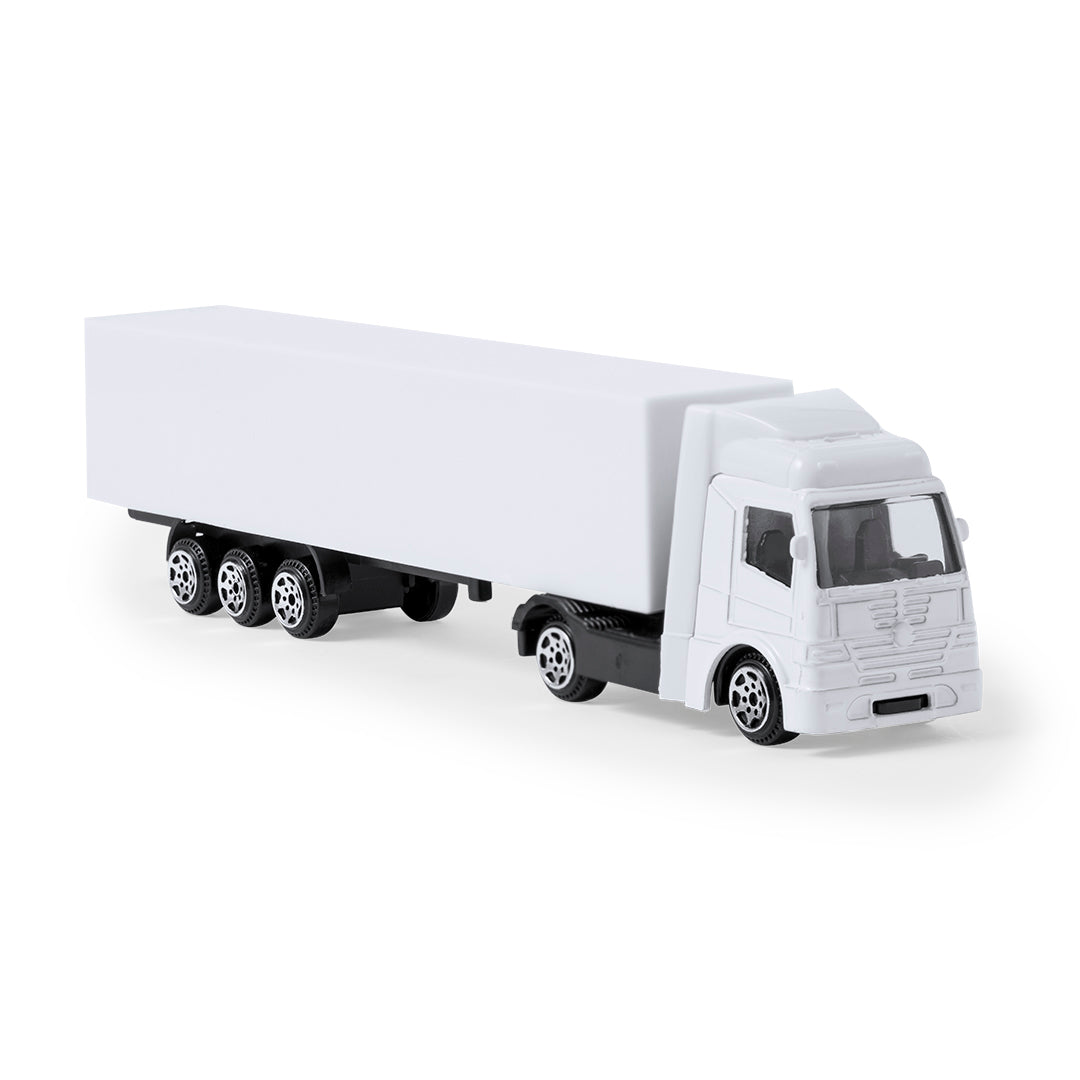 Modelvrachtwagen wit onbedrukt