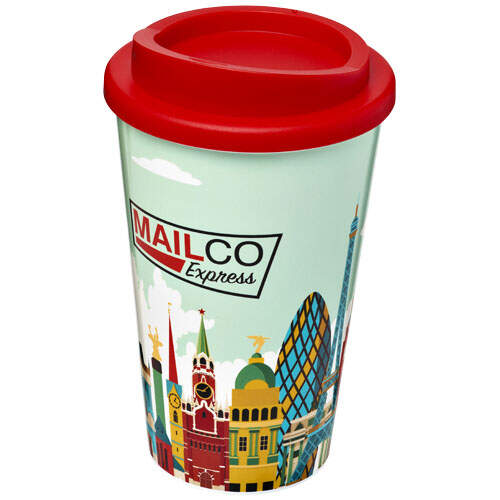 350 ml ge&iuml;soleerde beker hemelsblauw Full colour 108