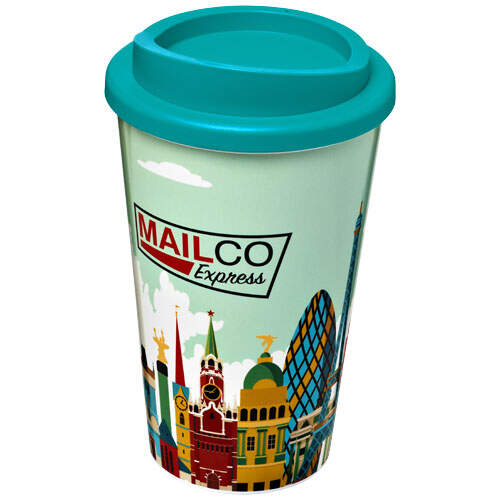 350 ml ge&iuml;soleerde beker groen Full colour 107