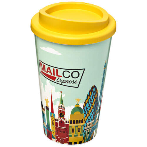 350 ml ge&iuml;soleerde beker paars Full colour 112