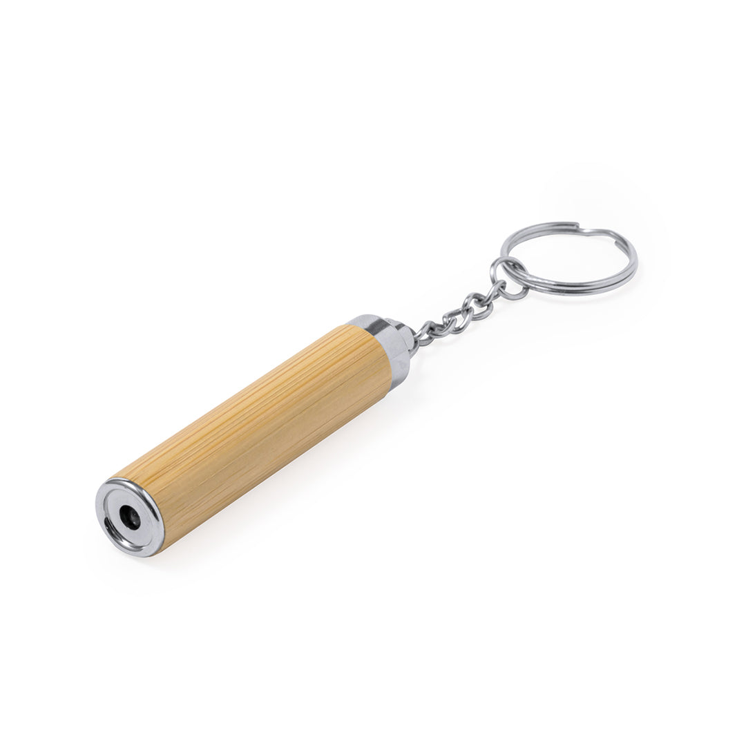 Zaklamp sleutelhanger Joper beige Graveren