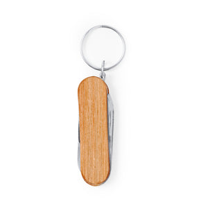 Multitool sleutelhanger Famke beige Graveren