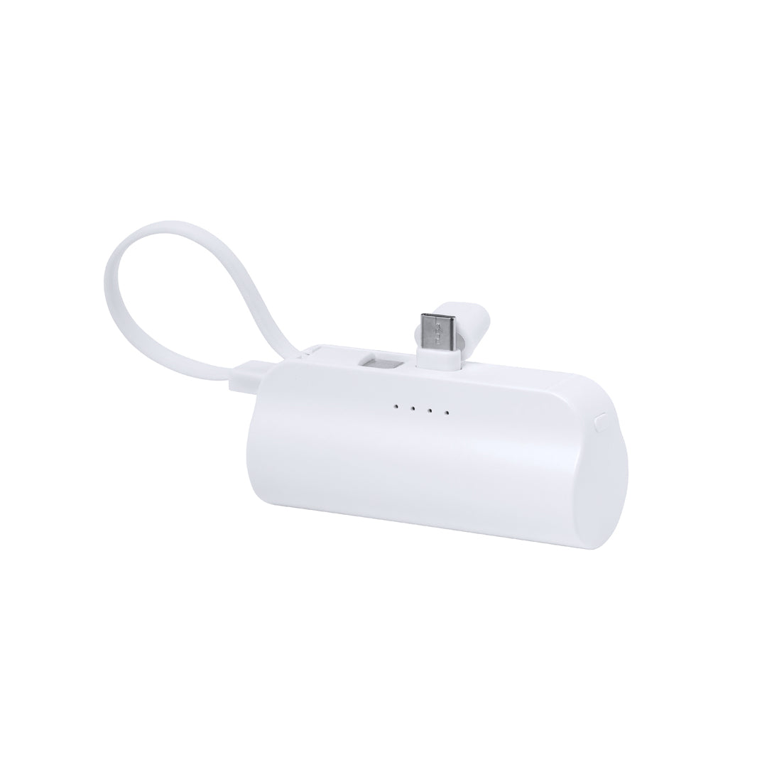 Powerbank Laford wit onbedrukt