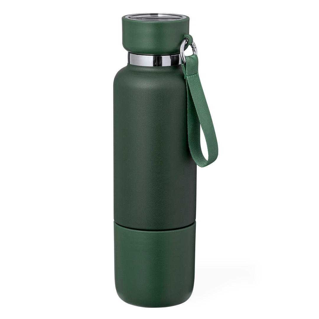 Geïsoleerde fles Flautrok donkerblauw 2 kleuren
