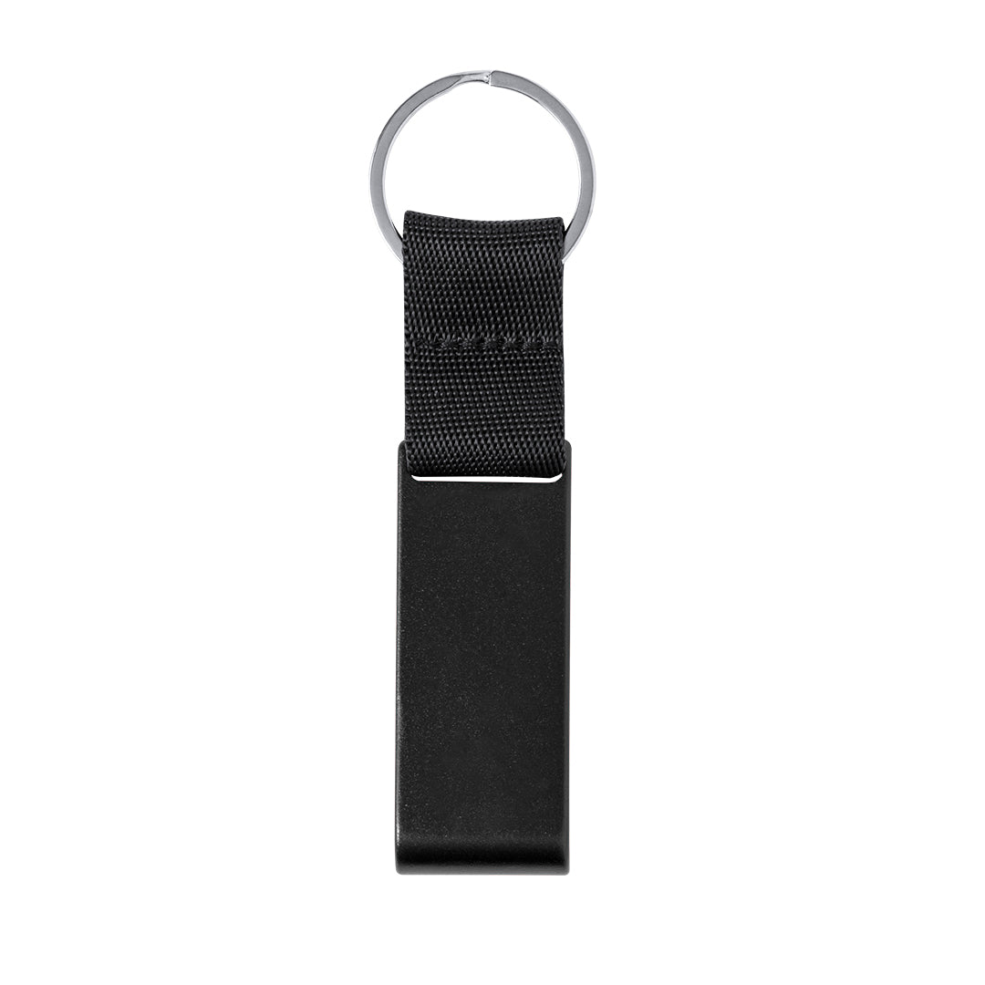 Sleutelhanger Fique zwart Graveren