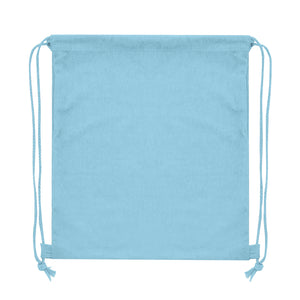 Tas met trekkoord Azurax donkerblauw 1 kleur