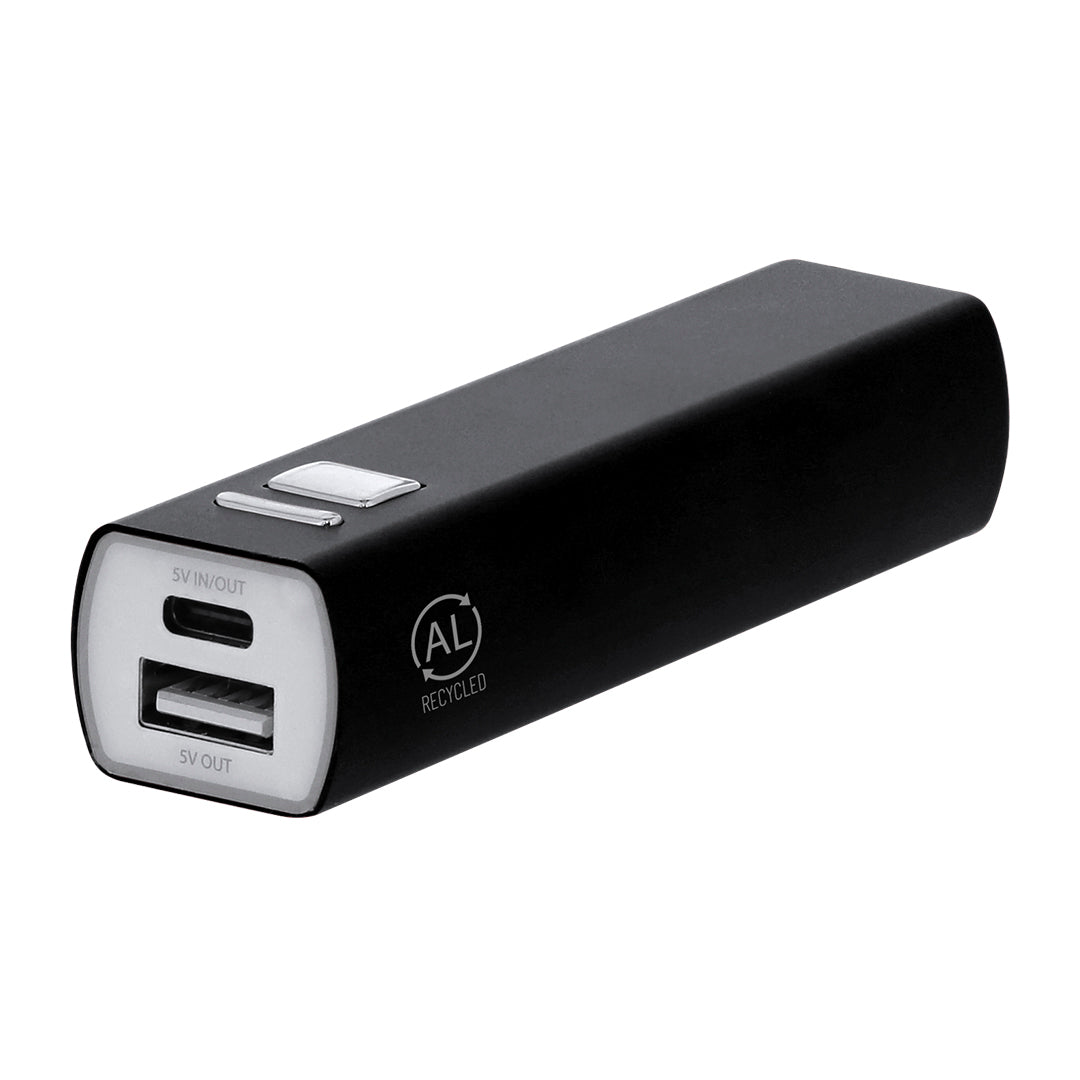 Powerbank Serdinam wit Graveren