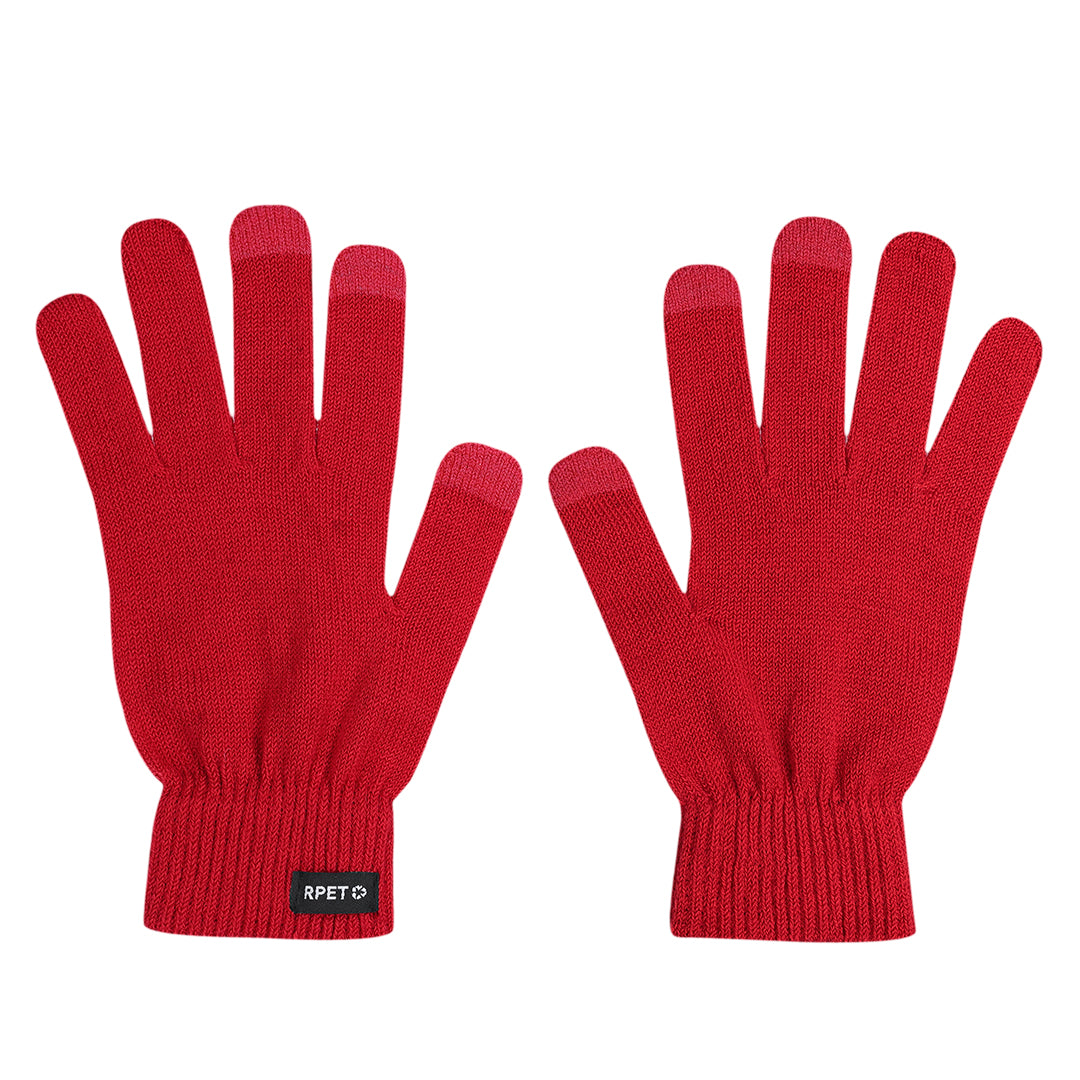 Touchscreenhandschoenen Brolyn donkerblauw onbedrukt