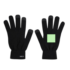 Touchscreenhandschoenen Brolyn rood onbedrukt