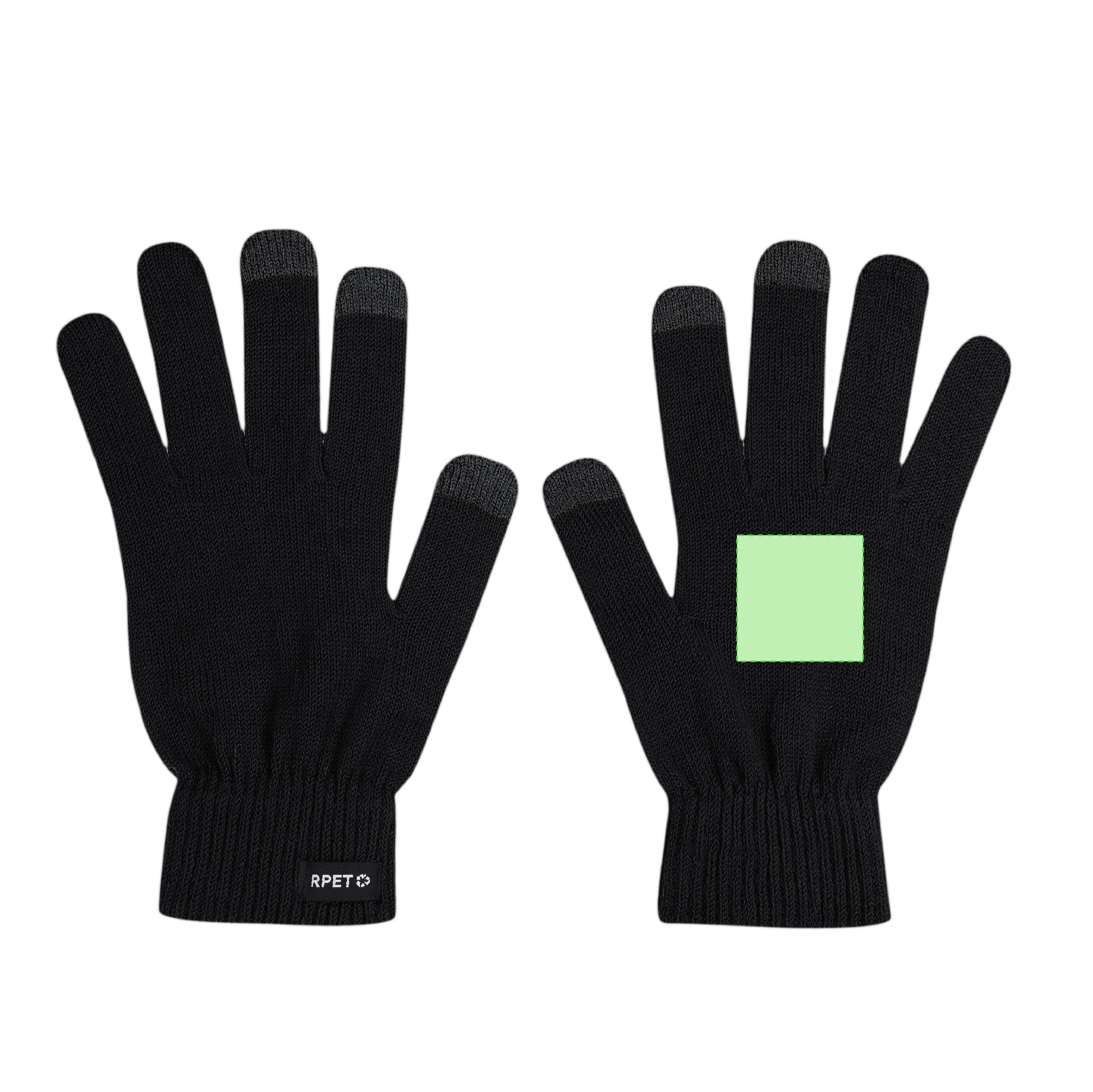 Touchscreenhandschoenen Brolyn rood onbedrukt