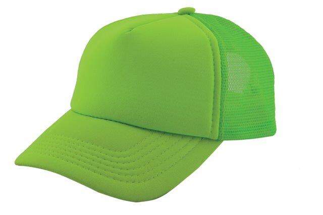 Cap trucker geel 1 kleur tr 2126