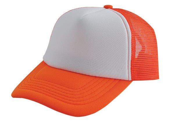 Cap trucker geel onbedrukt 2128