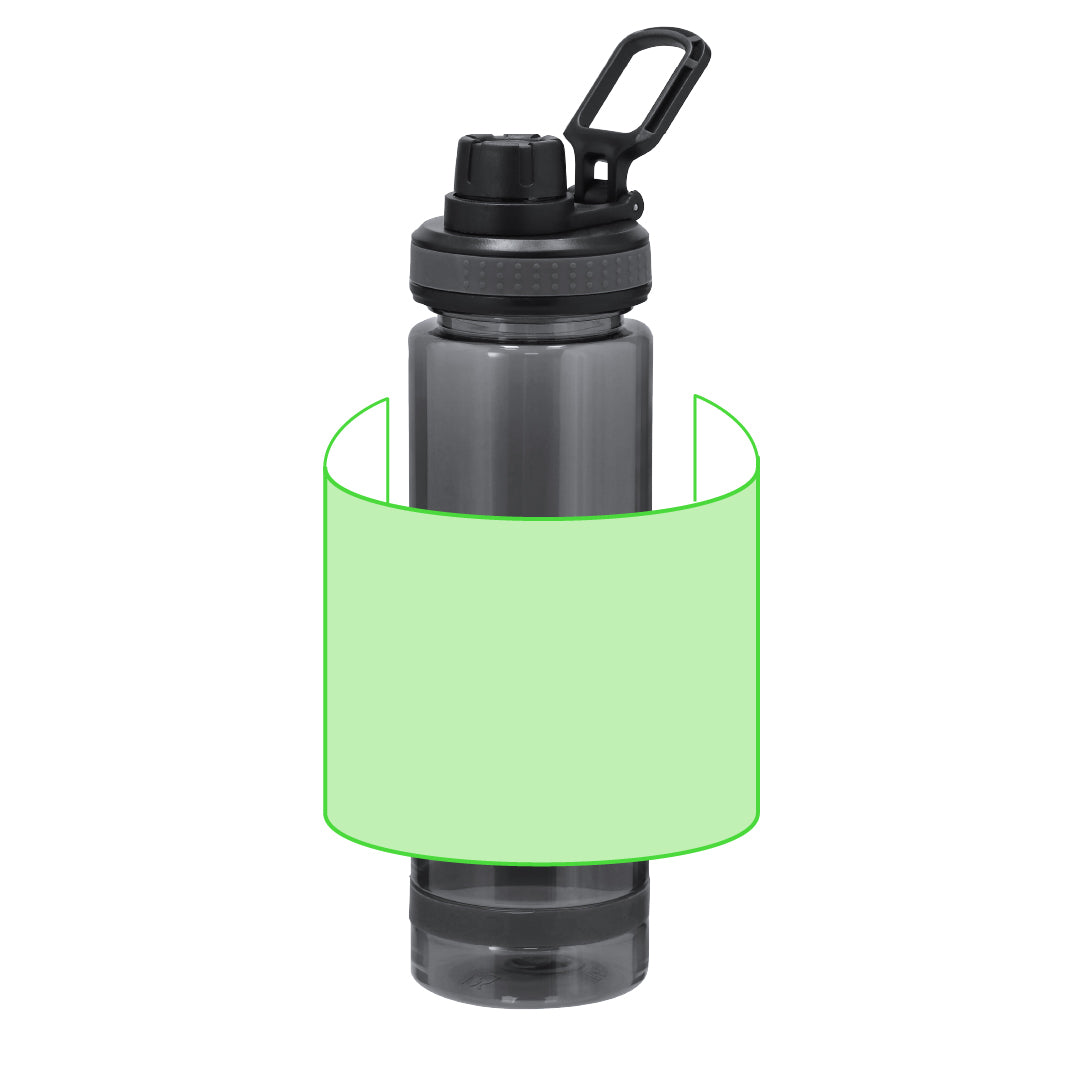 Fles Ziffel transparant 1 kleur