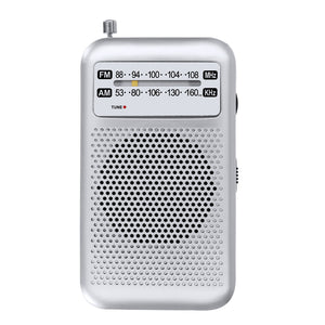 Radio Mester zilver onbedrukt