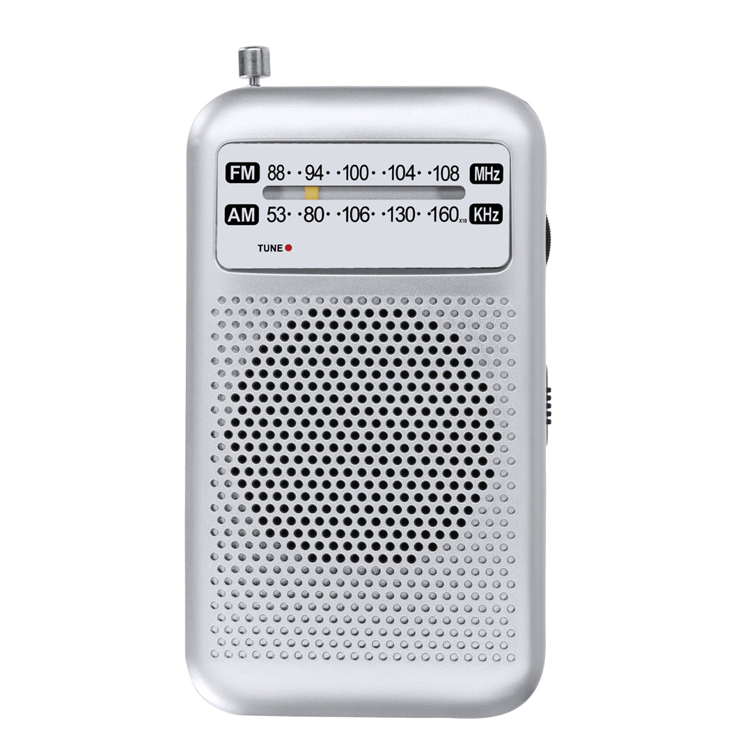 Radio Mester zilver onbedrukt