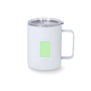 Geïsoleerde mok Adelax zwart 1 kleur