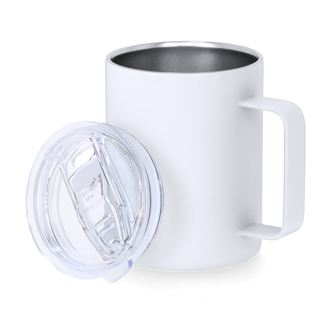 Geïsoleerde mok Adelax donkerblauw 1 kleur