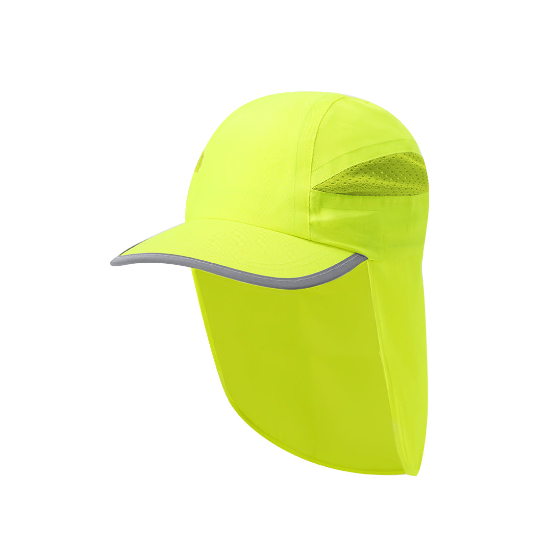 Cap Fiola gele fluor onbedrukt