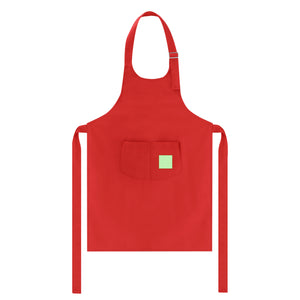 Schort Jeizon rood 1 kleur