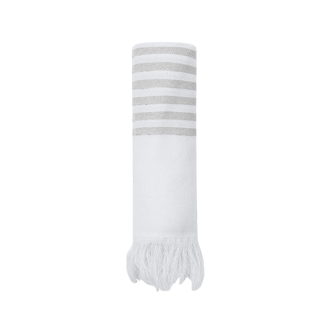 Handdoek Pareo Tirling grijs 1 kleur
