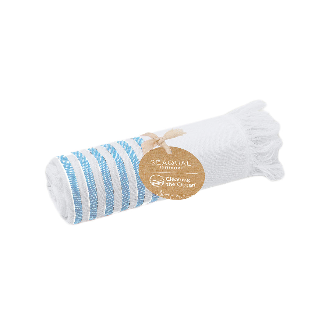 Handdoek Pareo Tirling donkerblauw onbedrukt