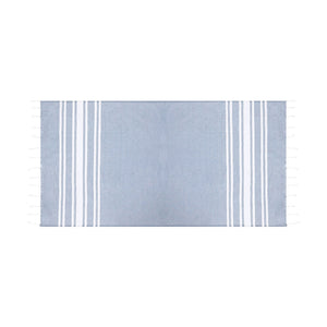 Handdoek Pareo Kissler donkerblauw onbedrukt