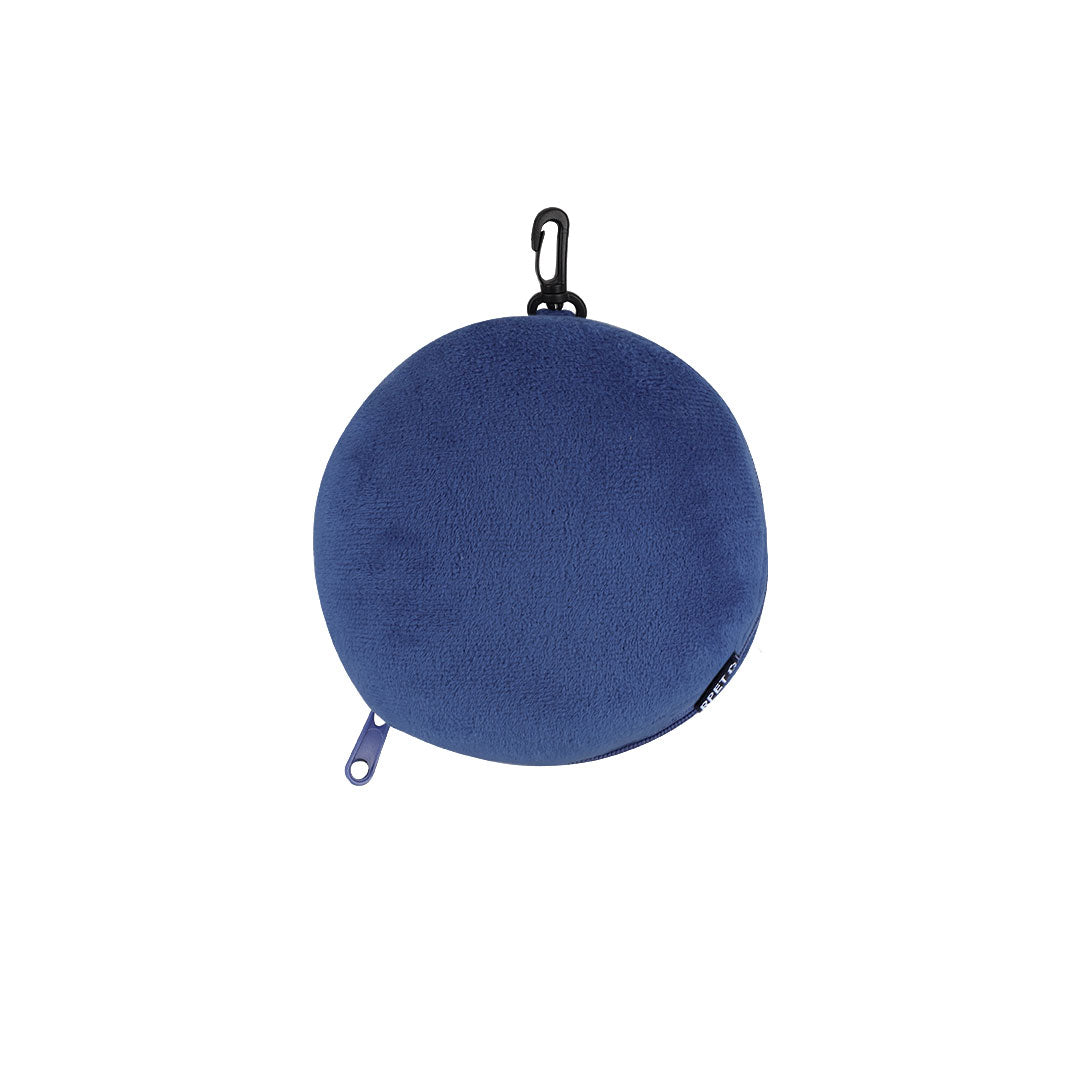 Reisoogmaskerkussen Pansir donkerblauw onbedrukt