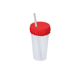 Bekerdeksel Irwing rood 1 kleur