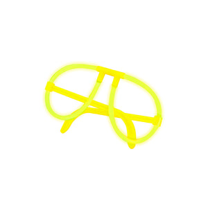Glow Glasses Tobeck gele fluor 1 kleur