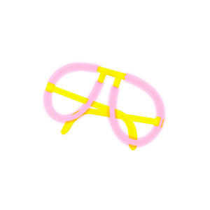 Glow Glasses Tobeck groene fluor onbedrukt