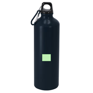 Fles Glaxon donkerblauw Graveren