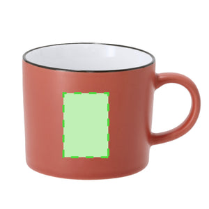 Mok Dumax rood 1 kleur